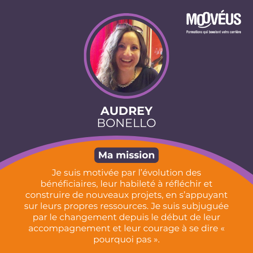 Présentation Audrey coach bilan de compétences AKSIS